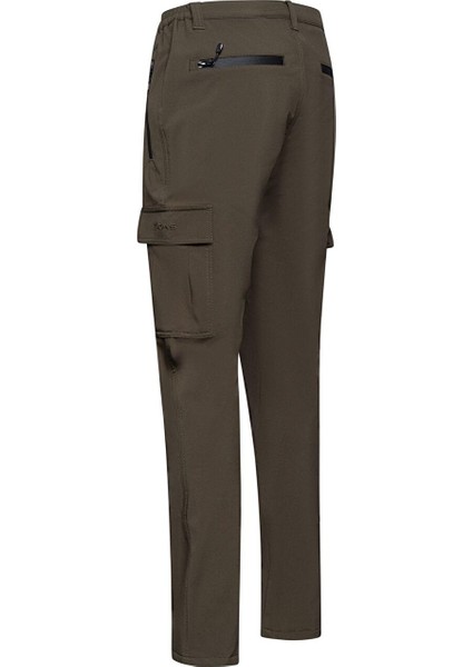 Barunas Erkek Ince Softshell Kargo Pantolon Haki