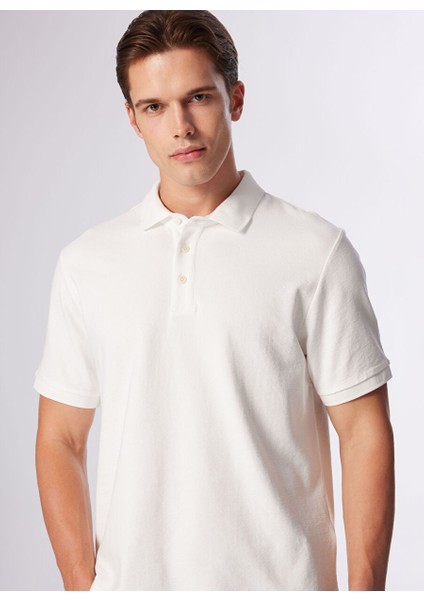Ekru Erkek Slim Fit Polo T-Shirt 1090399 modelleri