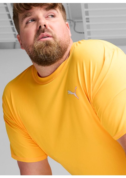Sarı Erkek Normal Düz T-Shirt 52498938 Run Cloudspun Ss Tee