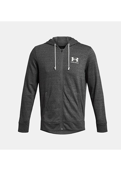 Erkek Ua Rival Terry Lc Tam Fermuarlı Sweatshirt 1370409-025