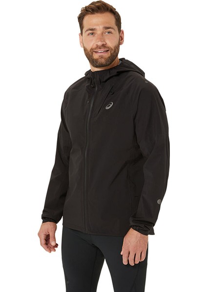 2011D121-001 Metarun Waterproof Jac Kapüşon Yaka Normal Kalıp Erkek Zip Ceket