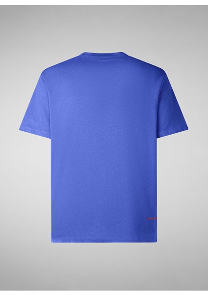 Mavi Erkek Normal Düz T-Shirt DT1194MMESY1990062 Bram Mavi