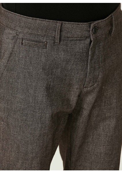Açık Kahve Erkek Slim Fit Düz Pantolon 1091906 fırsatları