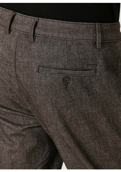 Açık Kahve Erkek Slim Fit Düz Pantolon 1091906 indirimleri