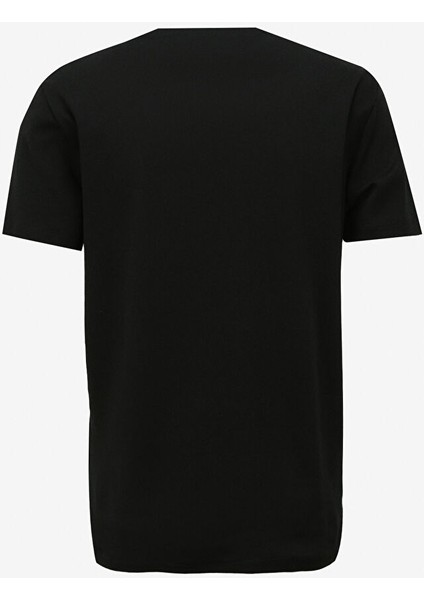 Bisiklet Yaka Siyah Erkek T-Shirt UMA23002TS fiyatları