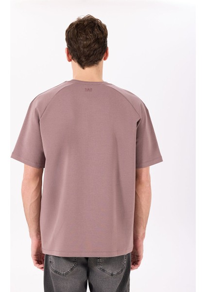Gmg Fırenze Gül Kurusu Erkek Oversize T-Shirt GU25MSS03005