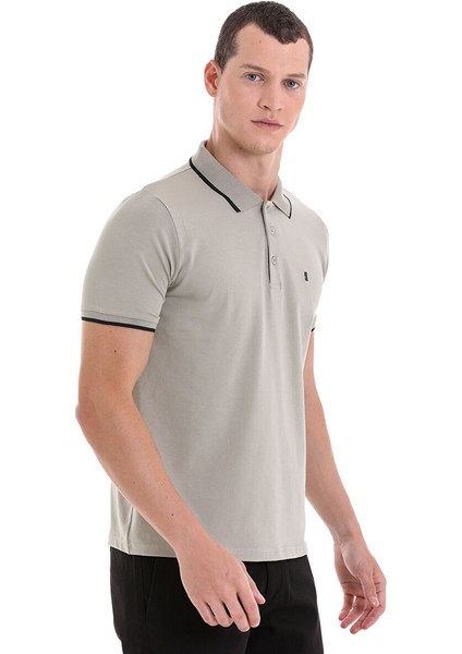 Yeşil Regular Fit Düz 100% Pamuklu Polo Yaka Tişört modelleri