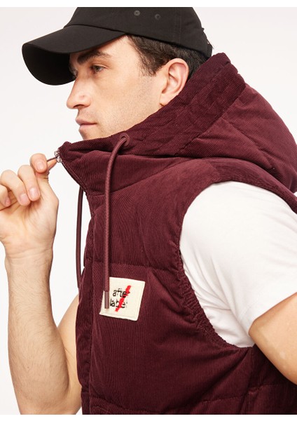 Bordo Erkek Yelek GLAZOVTP312