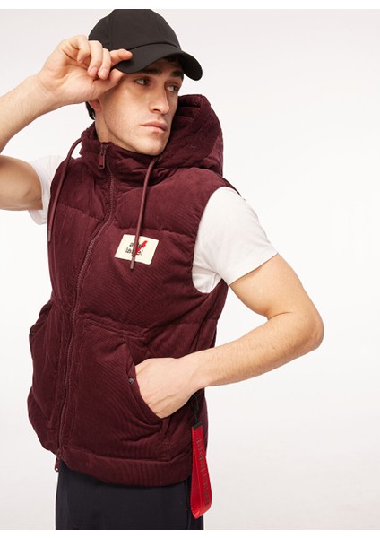 Bordo Erkek Yelek GLAZOVTP312