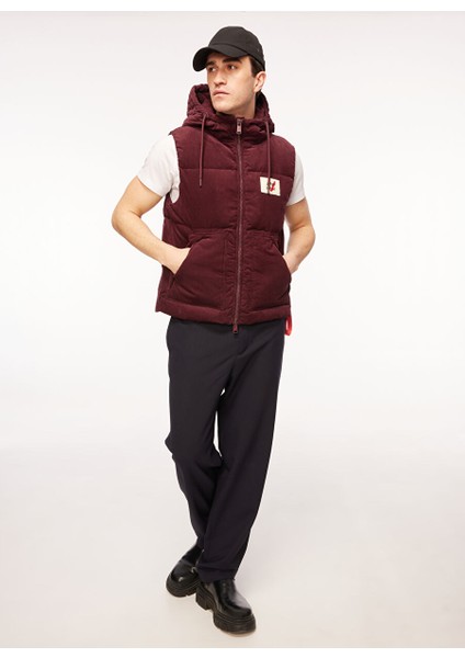 Bordo Erkek Yelek GLAZOVTP312