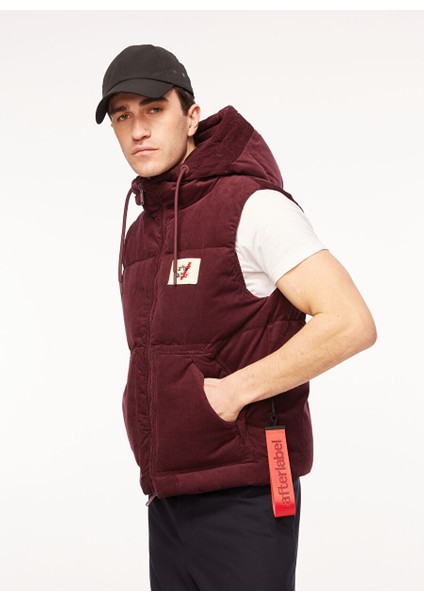 Bordo Erkek Yelek GLAZOVTP312