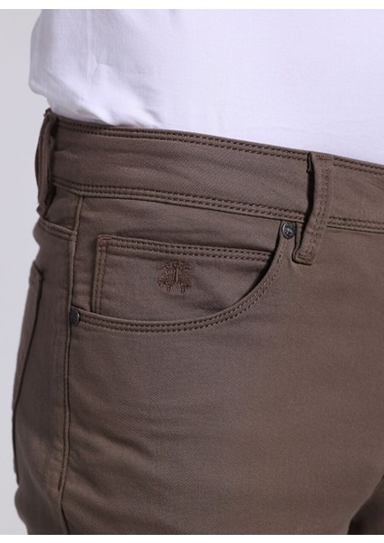 Normal Bel Düz Paça Slim Fit Vizon Erkek Pantolon BBFW24MPT001 modelleri