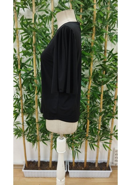 Kadın Kısa Kollu Yuvarlak Yaka Sandy Bluz indirimleri