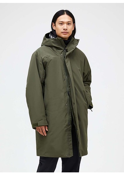 M Treeline Insulated Parka Fermuarlı Yaka Normal Kalıp Erkek Ceket