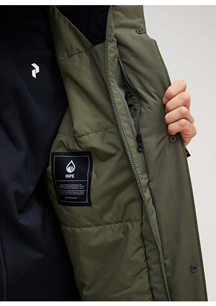 M Treeline Insulated Parka Fermuarlı Yaka Normal Kalıp Erkek Ceket