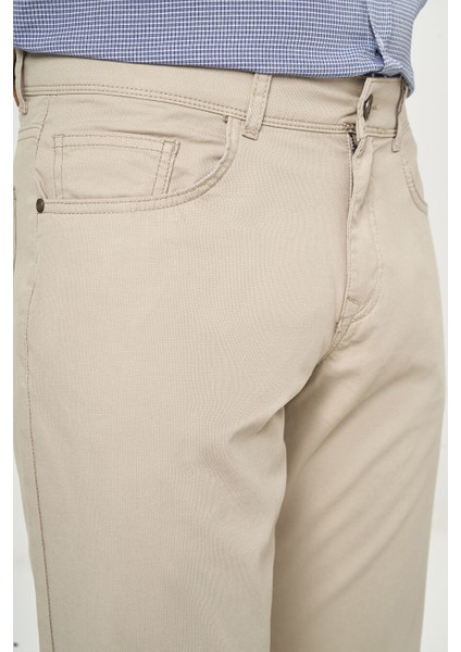 Erkek 5 Cepli Spor Pantolon Bej PNS23Y23105_D07 fırsatları