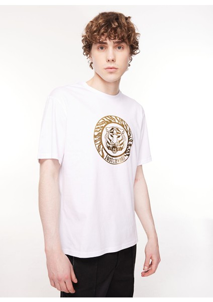Bisiklet Yaka Beyaz Erkek T-Shirt 75OAHT01 fiyatları