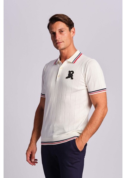 Ekru Erkek Polo Tişört