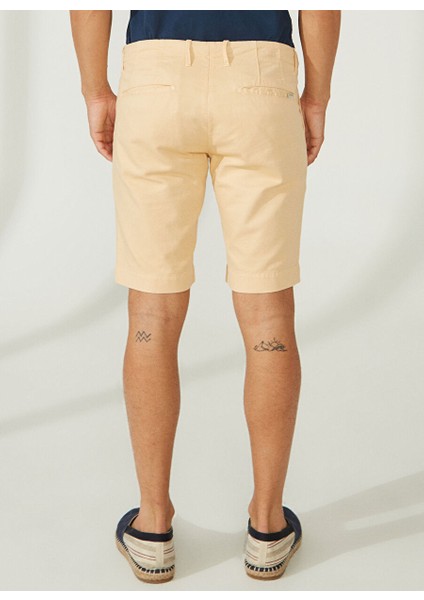 Normal Bel Slim Fit Turuncu Erkek Bermuda Şort A261NAT99TC502B