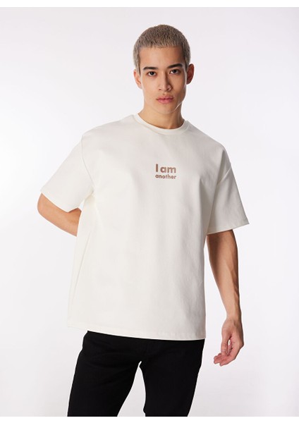 Gmg Fırenze Bisiklet Yaka Ekru Erkek T-Shirt GU24MSS03007 modelleri