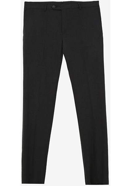 Standart Bel Normal Paça Slim Fit Antrasit Erkek Pantolon PS34_IHGT