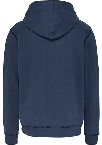 Reg Washed Prep Explr Kapüşonlu Regular Fit Baskılı Lacivert Erkek Sweatshirt DM0DM19235C1G