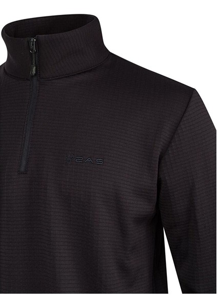 Scott Erkek Yarım Fermuarlı Polar Sweatshirt Antrasit