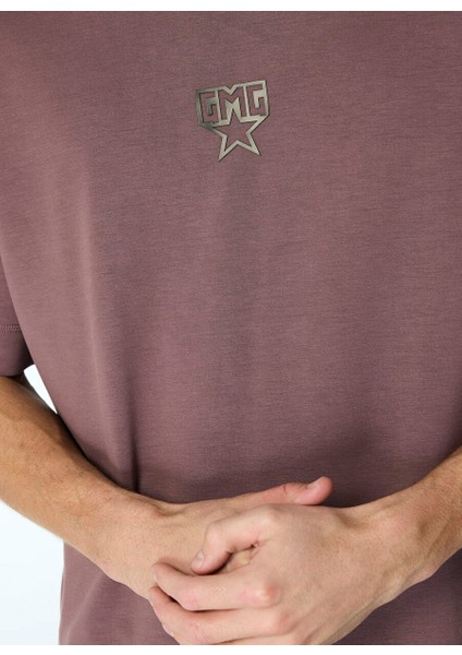Gmg Fırenze Gül Kurusu Erkek Oversize T-Shirt GU24MFW03006 fırsatları