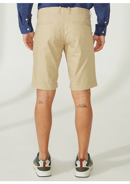 Normal Bel Slim Fit Kahve Erkek Bermuda Şort A261NAT99NG332-