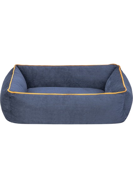 Golf Kedi ve Köpek Yatağı Parliament Mavi W Hardal Biye Xs 55X45CM Ynsmr