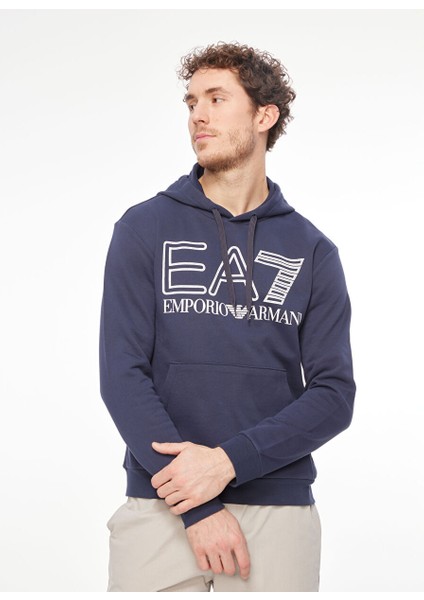 Kapüşon Yaka Koyu Lacivert Erkek Sweatshırt 6RPM09PJSHZ1554 modelleri