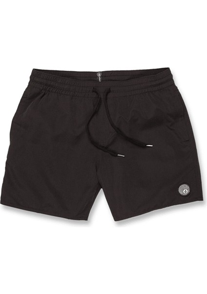 Siyah Erkek Kısa Şort Mayo A2512306_VOLCOM Lido Solid 16 Blk