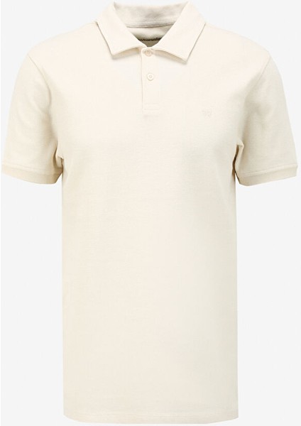 Ekru Erkek Polo T-Shirt W241557104 Kısa Kollu Polo T-Shirt