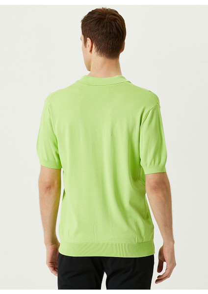 Polo Yaka Yeşil Erkek Kazak 1082498 fırsatları