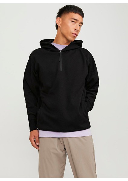 Kapüşon Yaka Siyah Erkek Sweatshırt 12240224_JCOSHADE Sweat Hood modelleri