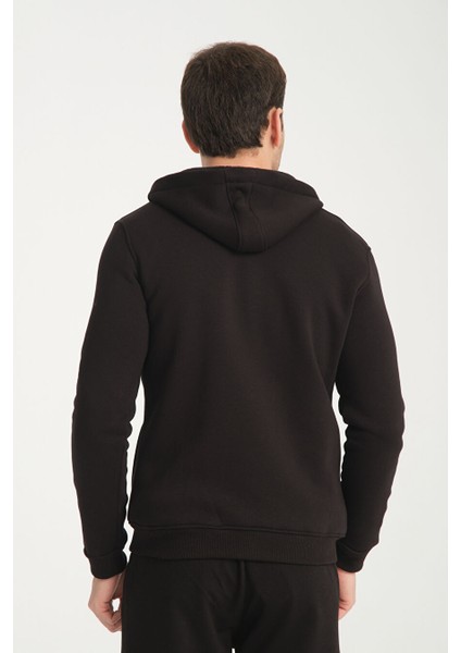 3 Iplik Fermuarlı Kapşonlu Sweatshırt 6052 fırsatları