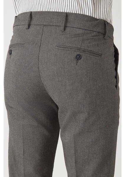 Erkek 4 Cep Arkası Lastikli Spor Pantolon Gri PNS22K22226_D55 fırsatları
