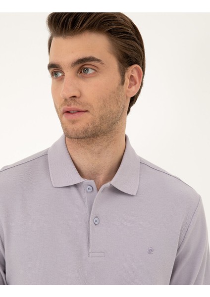 Lila Slim Fit Basic Sweatshirt