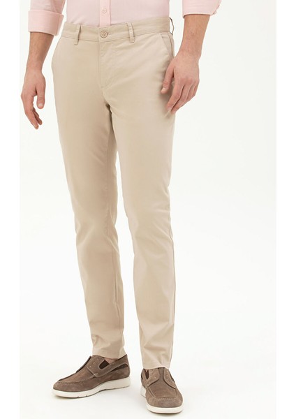Normal Bel Normal Paça Slim Fit Bej Erkek Pantolon Rıves fiyatları