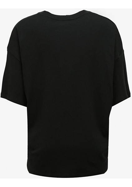 Bisiklet Yaka Siyah Erkek T-Shirt UMA23004TS fiyatları