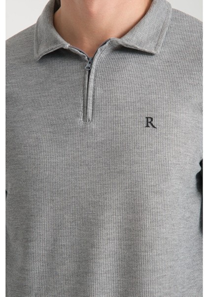 Erkek Yarım Fermuarlı Uzun Kol Sweatshirt 7702 fırsatları