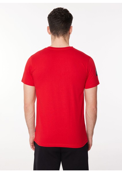 Bisiklet Yaka Baskılı Kırmızı Erkek T-Shirt Mtt G540 Rekst_reflector Regular indirimleri