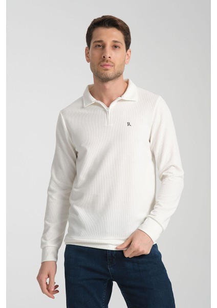 Erkek Yarım Fermuarlı Uzun Kol Sweatshirt 7702 fiyatları