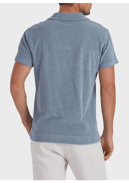 Polo Yaka Mavi Erkek T-Shirt Mr Mito fiyatları