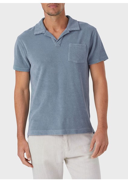 Polo Yaka Mavi Erkek T-Shirt Mr Mito modelleri