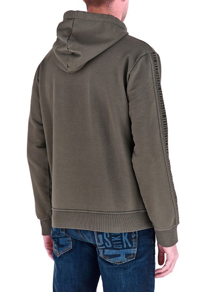 Kapüşon Yaka Yeşil Erkek Sweatshırt C 6 234 80 M 4421 modelleri