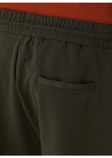 Haki Erkek Normal Bel Slim Fit Şort 1087488