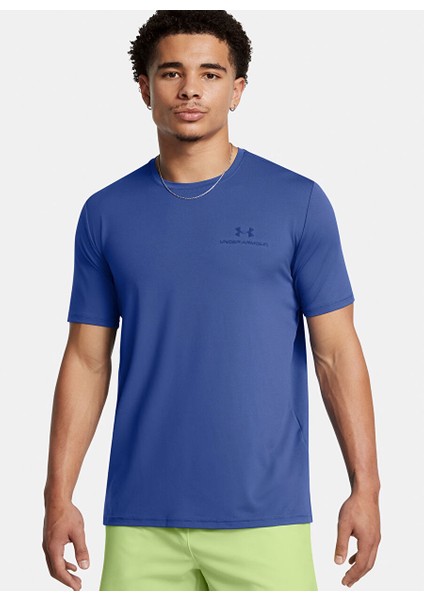 1383973-432 Vanish Energy Ss Mavi Yuvarlak Yaka Oversize Erkek T-Shirt