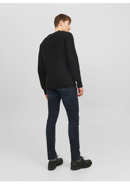 Bisiklet Yaka Standart Siyah Erkek Kazak 12243116_JORKYLE Knıt Crew Neck indirimleri