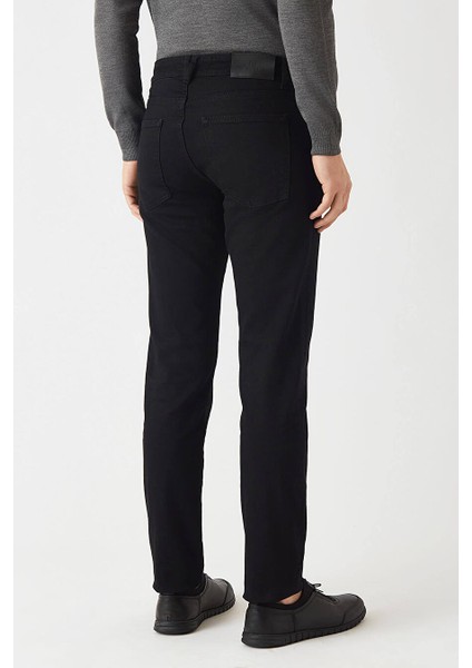 Erkek 5 Cepli Denim Pantolon Sıyah PNJ22Y22103_D99